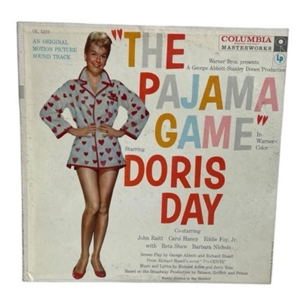 The Pajama Game Soundtrack Vinyl LP 1957 Doris Day Columbia OL 5210